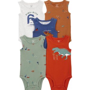Kit body bebê 5 peças dinossauros multicor | Carter's