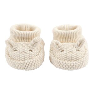Pantufa bebê tricot orelhas interativas bege | Carter's