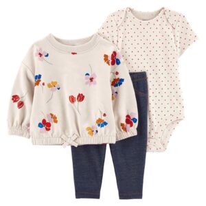 Conjunto longo bebê 3 peças balões multicor | Carter's
