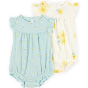 Kit macaquinho bebê 2 peças frutinha floral multicor | Carter's
