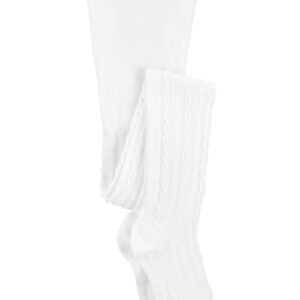Meia calça infantil textura aros branca | Carter's