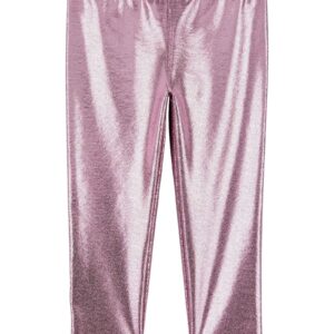 Calça legging infantil metalizada rosa | Carter's