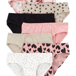 Kit calcinha infantil 7 peças corações multicor | Carter's
