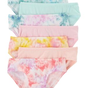 Kit calcinha infantil 7 peças tie dye multicor | Carter's