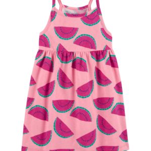 Vestido infantil melancias rosa | Carter's
