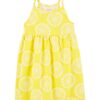 Vestido infantil limões amarelo | Carter's