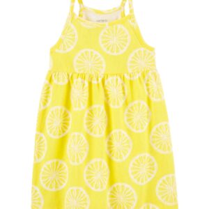Vestido infantil limões amarelo | Carter's