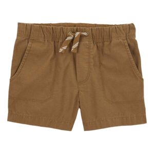 Bermuda sarja infantil com amarração marrom | Carter's