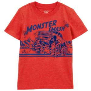 Camiseta infantil monster smash vermelha | Carter's
