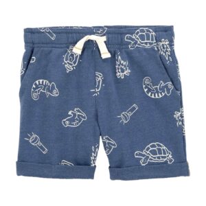 Bermuda infantil bichinhos azul | Carter's