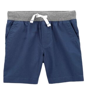 Bermuda infantil com elástico e cordão azul | Carter's